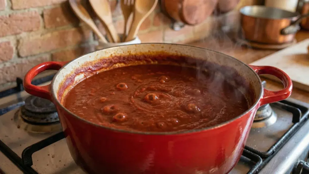 Carnival food in Naples Ragù-Napolitano-pipiare
