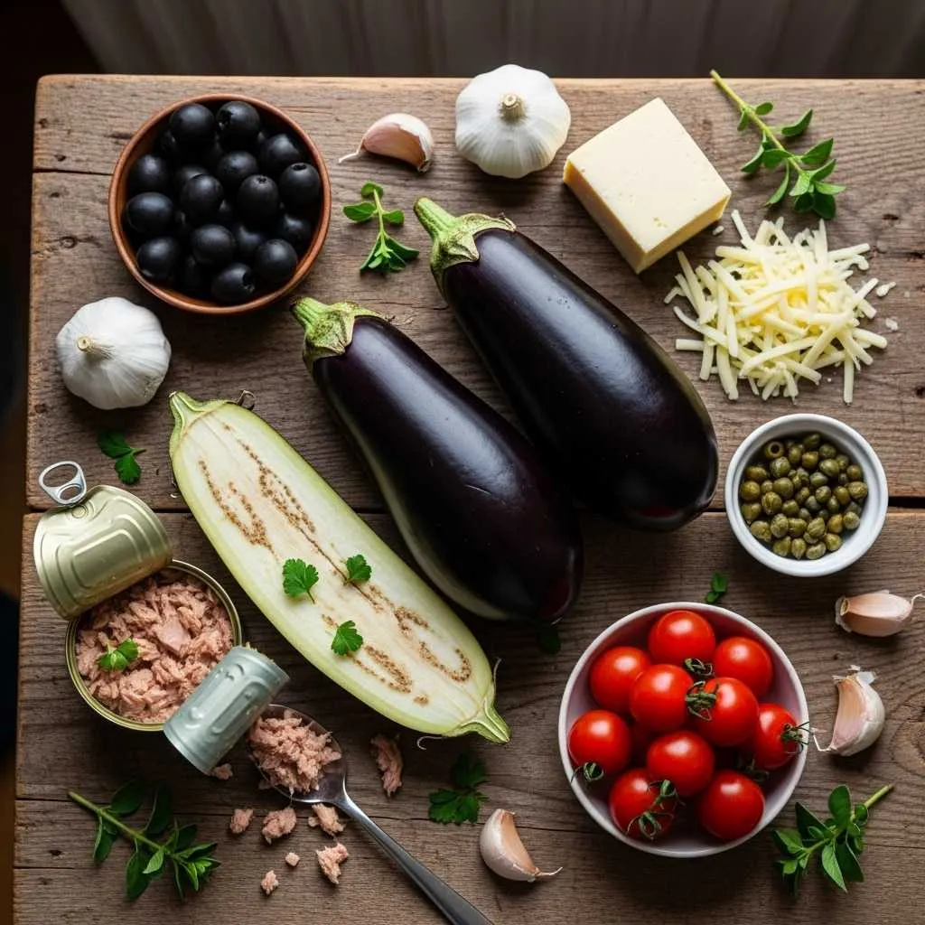 Stuffed Eggplants ingredients