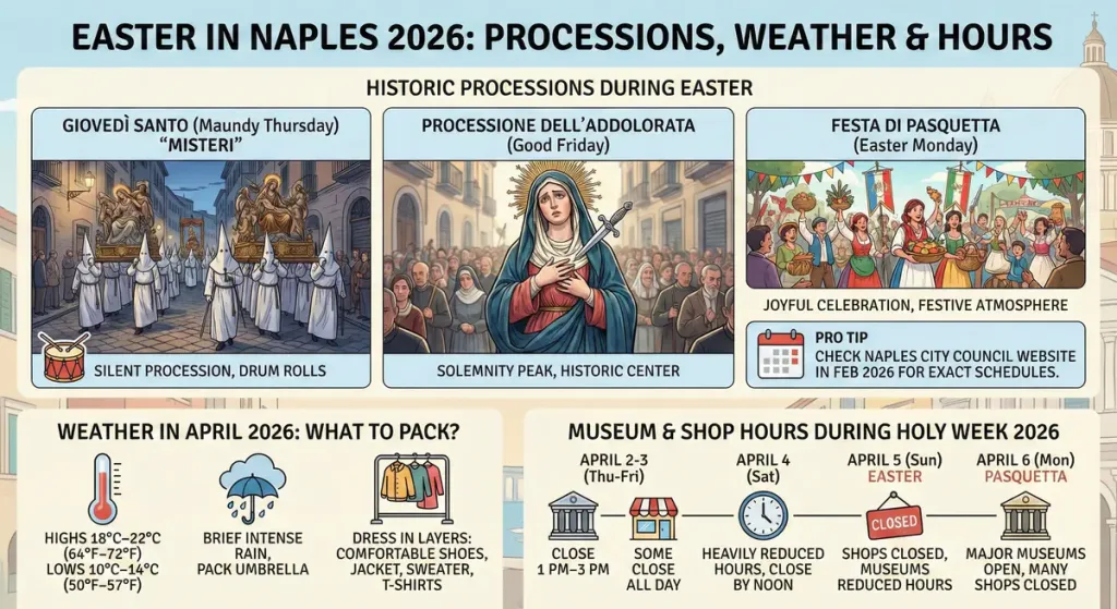 easter in naples processions weather museum & shop hours