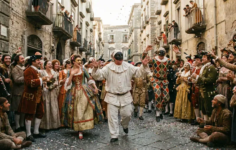 Neapolitan Carnival masks naples