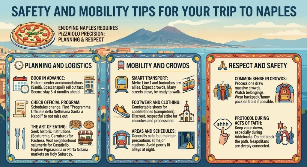 safety and mobility tips for easter in naples